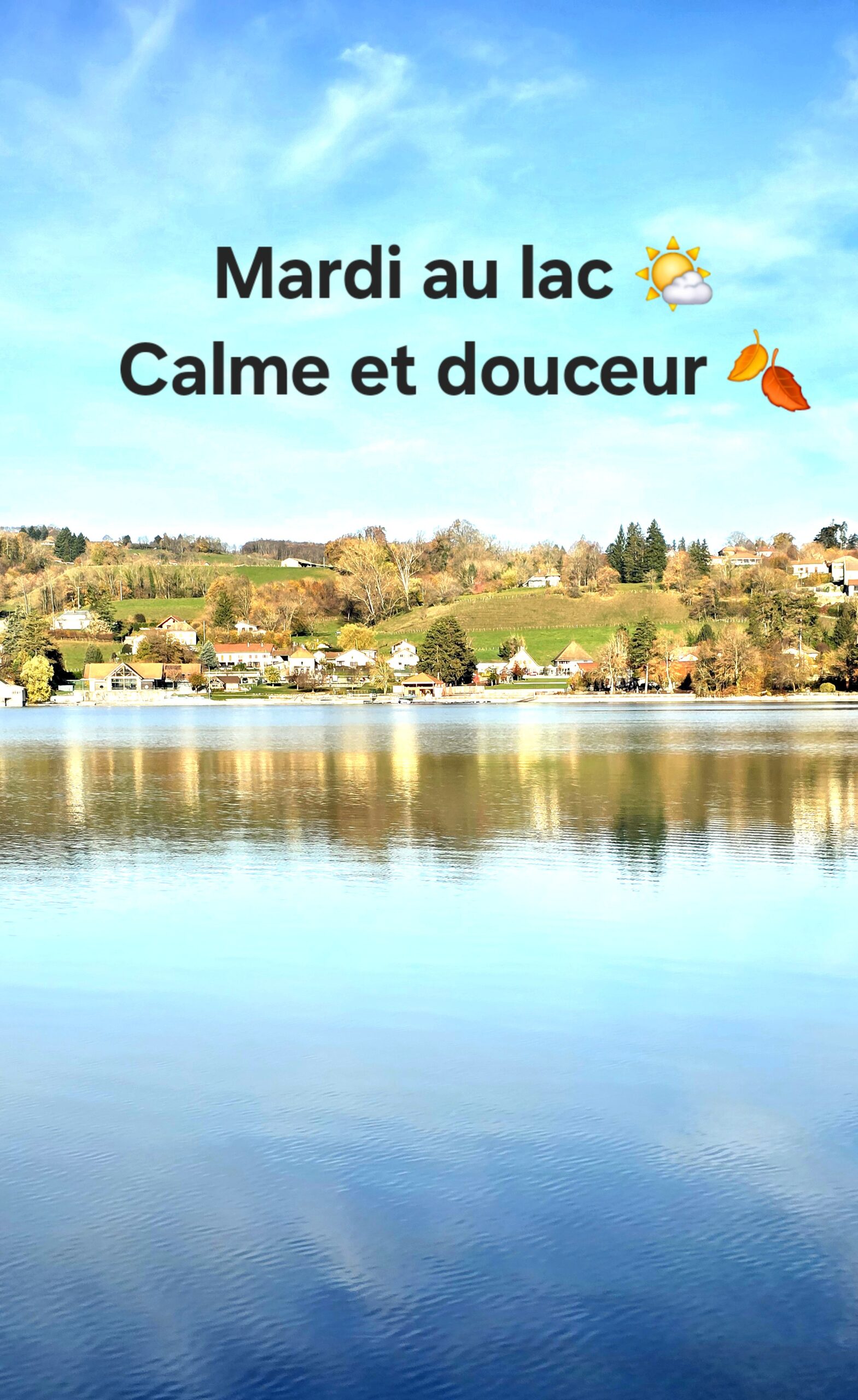 Senior holidays at Lake Paladru 4 Calm Lac de Paladru off-season — walking and gentle activities for senior stays