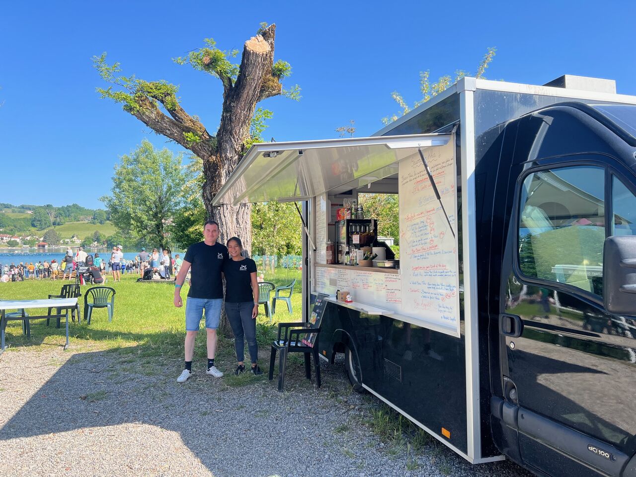Baan Thai, cuisine thaïlandaise au food truck du camping Détente et Clapotis, Lac de Paladru