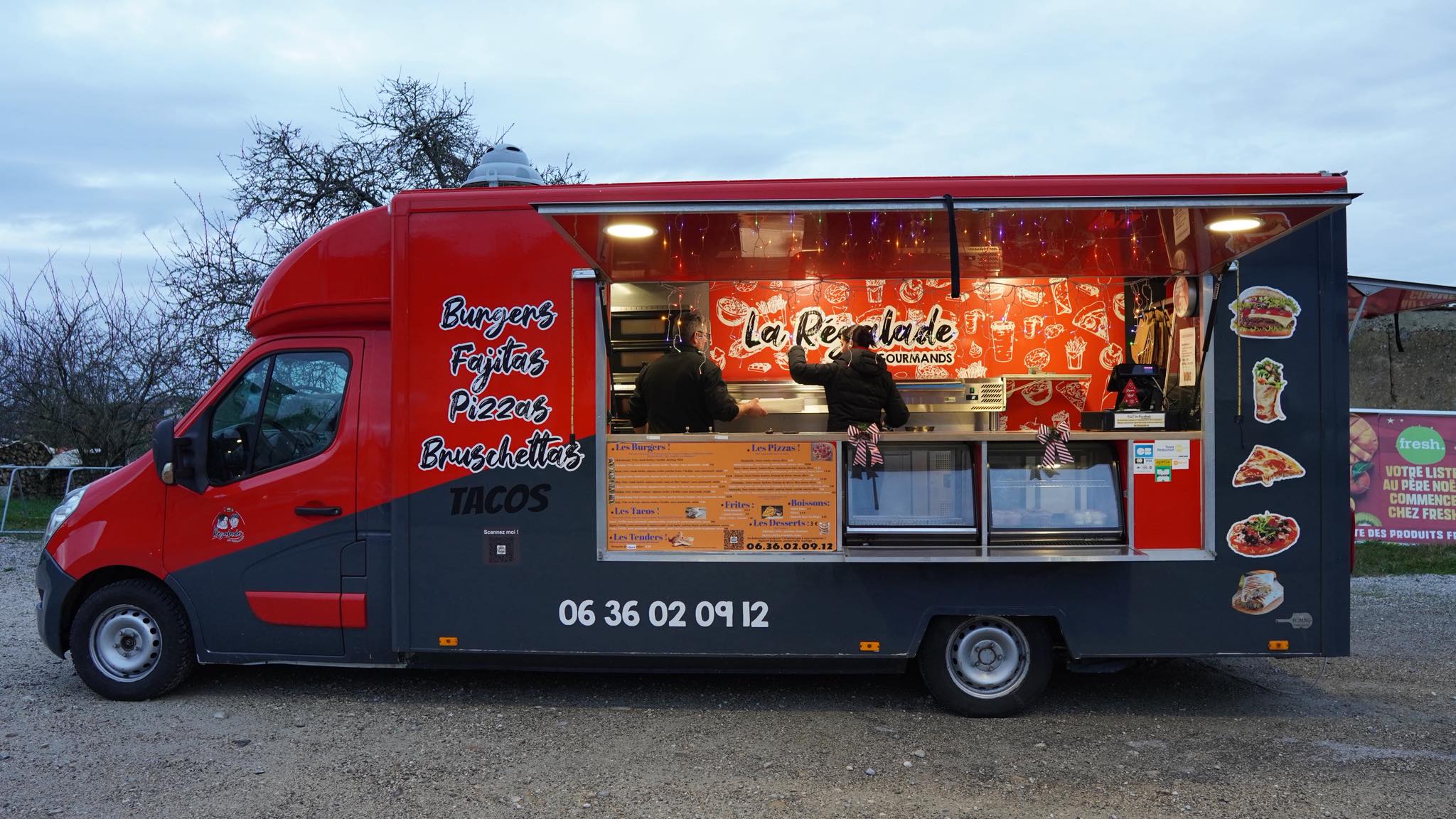 Régalade de gourmand — food truck artisanal au camping Détente et Clapotis, Lac de Paladru