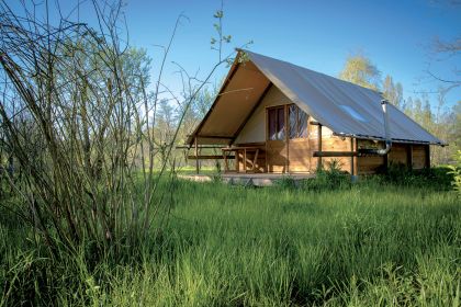 Chalet insolite des Chevaliers de l'An Mil, hébergement atypique Lac de Paladru